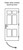 Iver Lift Off Hinge - Right Hand - 100 x 75mm - Satin Nickel