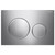 Fienza Geberit Sigma 20 Dual Flush Plate - Chrome with Matte Chrome Trim