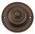 Tradco Round Doorbell Button - 75mm - Antique Brass