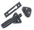 Tradco Hopper Window Catch - 74 x 39mm - Matte Black