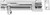 Tradco Offset Barrel Bolt - 100 x 25mm - Satin Chrome