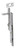 Tradco Flush Bolt - 150 x 19mm - Polished Nickel