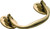 Tradco Trunk Handle - 120mm - Polished Brass