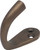 Tradco Robe Hook - 45 x 42mm - Antique Brass