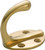 Tradco Oval Robe Hook - 50 x 42mm - Polished Brass