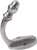 Tradco Iron Acorn Robe Hook - 45 x 70mm - Polished Metal