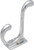 Tradco Retro Coat Hook - 85 x 90mm - Chrome