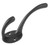 Tradco Victorian Coat Hook - 110 x 50mm - Matte Black