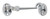 Tradco Oval Cabin Hook - 100mm - Chrome