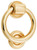 Iver Ring Door Knocker - 100mm - Polished Brass