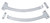 Tradco Fanlight Stop - 190mm - Chrome (Pair)