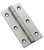 Tradco Fixed Pin Furniture Hinge - 76 x 41mm - Satin Chrome