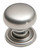 Tradco Classic Cabinet Knob with Backplate - 25mm - Satin Nickel
