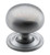 Tradco Classic Cabinet Knob with Backplate - 32mm - Satin Chrome