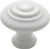 Tradco Domed White Porcelain Cupboard Knob - 32mm