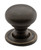 Tradco Classic Cupboard Knob with Backplate - 19mm - Antique Brass