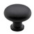 Tradco Iron Cabinet Knob - 25mm - Matte Black