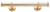 Tradco Vintage Pull Handle - 420mm - Polished Brass