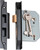 Tradco Rebated Skeleton Key Mortice Lock - 5 Lever - 57mm Backset - Matte Black