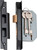 Tradco Rebated Skeleton Key Mortice Lock - 5 Lever - 46mm Backset - Matte Black