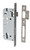Iver Euro 85 Mortice Lock - 45mm Backset - Distressed Nickel