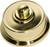 Tradco Federation Fan Controller - 62mm - Polished Brass