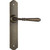 Tradco Provincial Reims Lever Door Handle - 240 x 40mm - Antique Brass