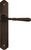 Tradco Provincial Reims Lever Door Handle - 240 x 40mm - Antique Brass