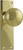 Tradco Victorian Door Knob - 152 x 42mm - Polished Brass