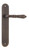 Iver Sarlat Lever Door Handle - Oval Plate - 240 x 40mm - Signature Brass