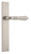 Iver Sarlat Lever Door Handle - Rectangular Plate - 240 x 38mm - Satin Nickel