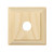 Tradco Traditional Single Switch Mounting Block - 90 x 90mm - Pine