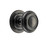 Iver Sarlat Centre Door Knob - 98mm - Distressed Nickel