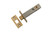 Tradco Premium Privacy Latch - 70mm Backset - Satin Brass