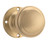 Tradco Milton Door Knob - 57mm - Satin Brass