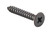 Tradco Phillips Countersunk Stainless Steel Wood Screws - Pack of 50 - 25mm x 8 Gauge - Matte Black