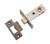 Iver Hard Sprung Split Cam Tubular Latch with 'T' Striker - 45mm Backset - Signature Brass