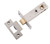 Iver Hard Sprung Split Cam Tubular Latch with 'T' Striker - 60mm Backset - Satin Nickel