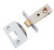 Tradco Hard Sprung Split Cam Tubular Latch with 'D' Striker - 45mm Backset - Chrome