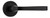 Iver Annecy Lever Door Handle - Round Rosette - 52mm - Matte Black
