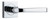 Iver Annecy Lever Door Handle - Square Rosette - 52 x 52mm - Chrome