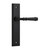 Iver Verona Lever Door Handle - Stepped Plate - 237 x 50mm - Matte Black