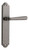 Iver Copenhagen Lever Door Handle - Shouldered Plate - 250 x 48mm - Distressed Nickel