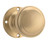 Tradco Milton Door Knob - 57mm - Unlacquered Satin Brass