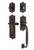 Nostalgic Egg & Dart Entry Door Handleset - Fleur Lever - F Grip - Timeless Bronze