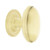 Nostalgic Bungalow Homestead Cabinet Knob with Backplate - 45 x 29mm - Satin Brass