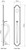 Grandeur Arc Tall Entry Door Handleset - Baguette Clear Crystal Knob - Lifetime Brass