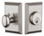 Grandeur Fifth Avenue Deadbolt - 89 x 64mm - Satin Nickel