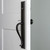 Ageless Iron Loch Rosette Entry Door Handleset - Keep Knob - Black Iron