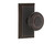 Nostalgic Deco Door Knob - Studio Plate - 102 x 64mm - Timeless Bronze